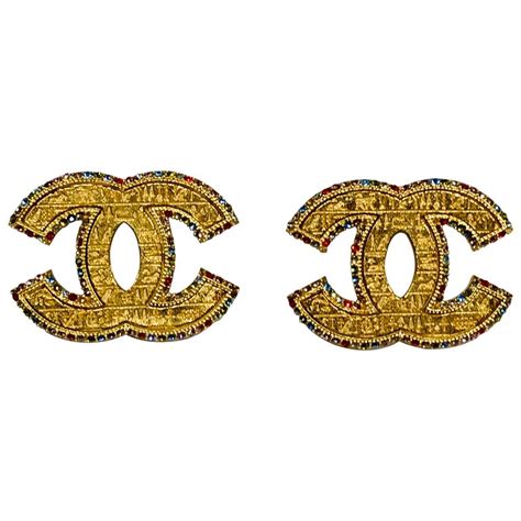 chanel metiers d'art earrings|Stud earrings .